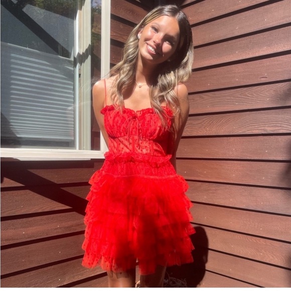 For love And Lemons Jules Mini Dress❤️ - Picture 8 of 8